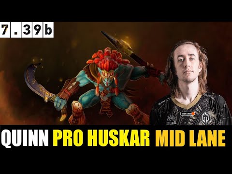 🤯 QUINN [HUSKAR] MID 7.39B DOTA 2 HIGHEST MMR MATCH#dota2  #dota2gameplay  #quinn