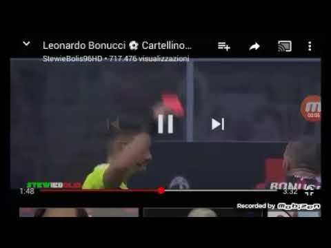 PARODIA ESPULSIONE BONUCCI MILAN  GENOA