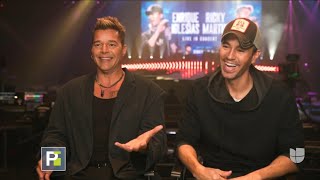 Enrique Iglesias &amp; Ricky Martin talking about the pandemic and their families