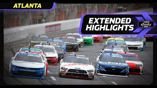 Record-breaking caution flags and a dramatic finish at Atlanta | Xfinity Series Extended Highlights