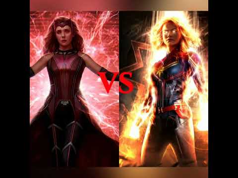 MCU Scarlet Witch vs MCU Captain Marvel! Who wins? Enjoy!