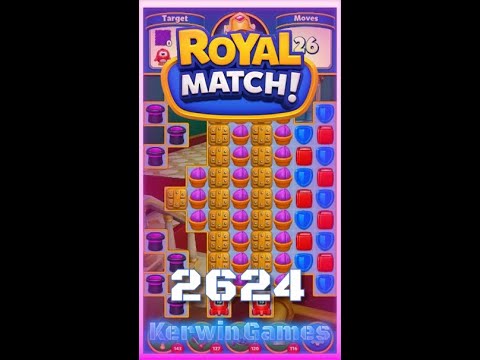 Royal Match Level 2624 - No Boosters Gameplay