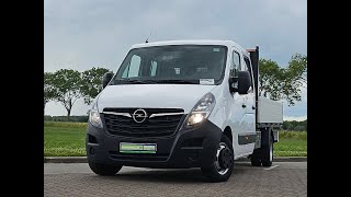 Opel MOVANO 2.3 DUB.CAB Open-Laadbak flatbed truck < 3.5t for sale - Image 4 | Autoline GB Opel MOVANO 2.3 DUB.CAB Open-Laadbak flatbed truck < 3.5t | Image 4 - Autoline