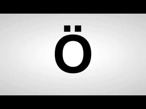 Ö - Deutsche Aussprache
