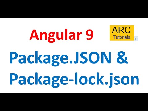 Angular 9 Tutorial For Beginners 6 Package json and Package lock json
