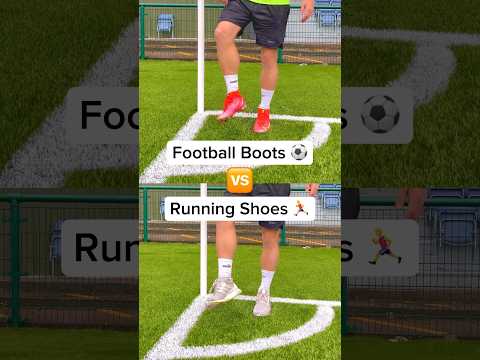 FOOTBALL BOOTS vs RUNNING SHOES ⚽️🏃‍♂️