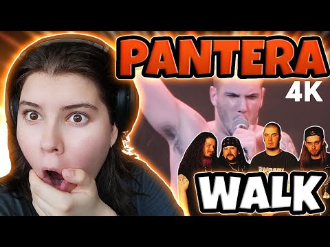 INSANE!! TEENAGER HEARS PANTERA FOR THE TIRST TIME - "WALK" REACTION