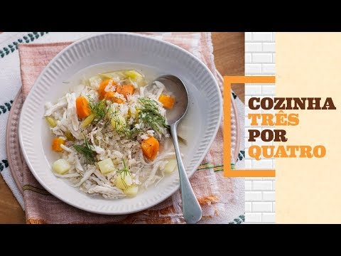 Como fazer canja de galinha na panela de pressão elétrica | Cozinha 3 por 4 | Panelinha