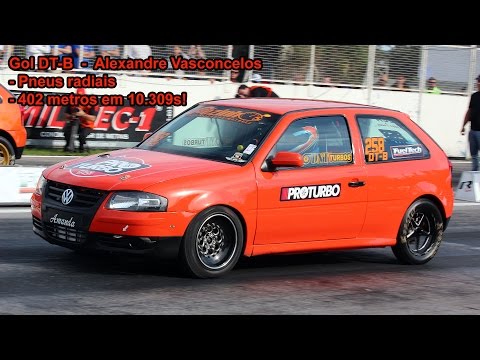 Gol DT-B - 402 metros em 10.309s com pneus radiais!