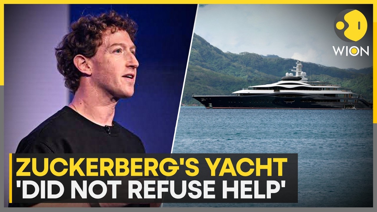 Mark Zuckerberg Yacht Explains Alaska Incident | WION News