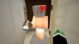 МАНЬЯК В ТРУСАХ НАШЁЛ МЕНЯ! (Minecraft)