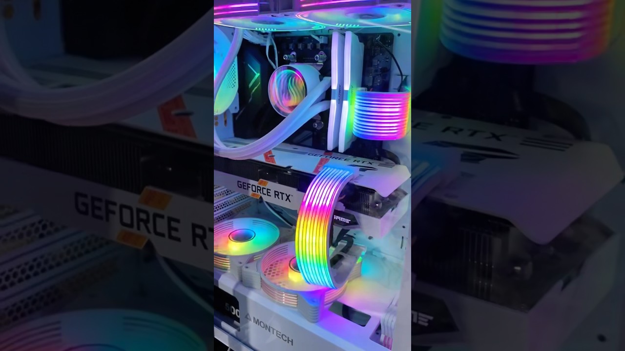 Isso aqui deixa seu pc muito mais bonito #pcgamer #setupgamer #sleeved #lianli #viral #tec #tech