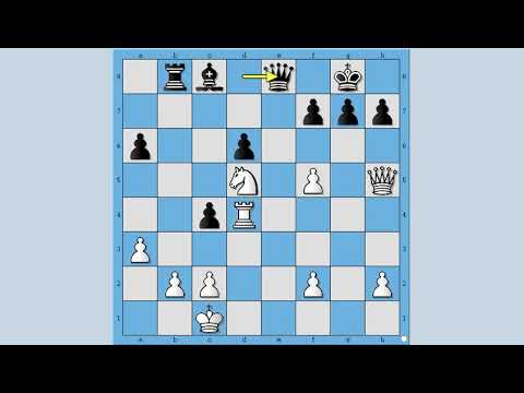 Potez i zrtva koja je donela pobedu -  NUNN vs PRITCHETT - Sicilijanska odbrana   # 1186