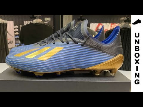 adidas X 19.1 FG/AG Input Code - Core Black/Gold Metallic/Football Blue