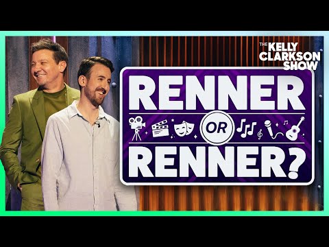 Kelly Clarkson vs. 2 Jeremy Renners In Hilarious Game Hosted By Lauren Ash