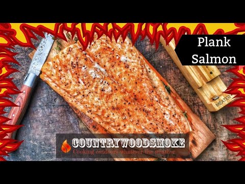 Planked Salmon in the Wood Fired Oven