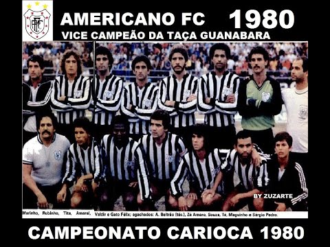 Americano 1980 Vice Campeão da Taça Guanabara