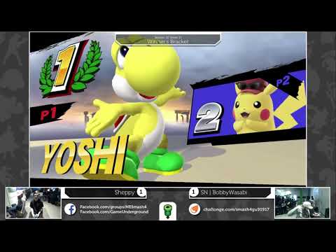 S4@GU 9-19 (Winner's Bracket): Sheppy (Yoshi) vs SN BobbyWasabi (Pikachu)