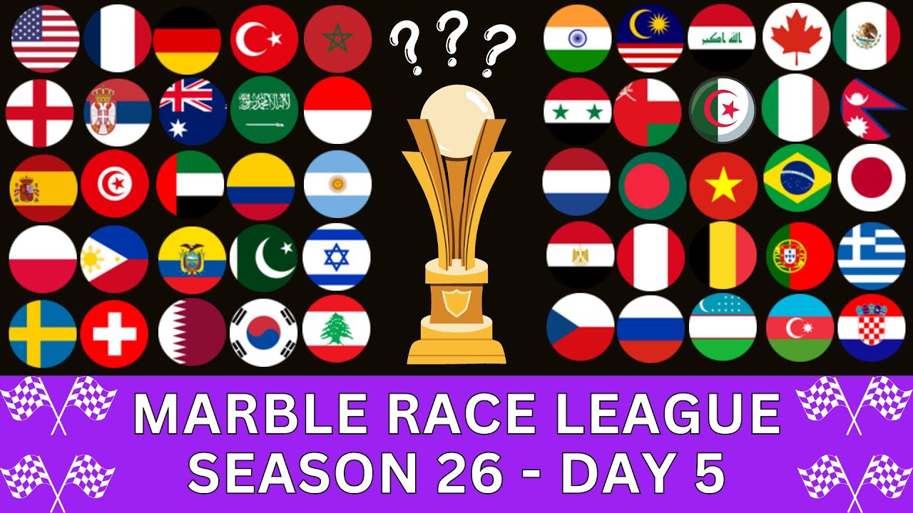 Marble Race League Season 26 DAY 5 Marble Race in Algodoo