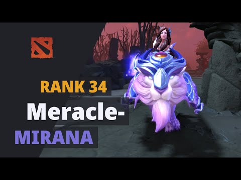 Meracle- (Rank 34) plays Mirana Dota 2 Full Game