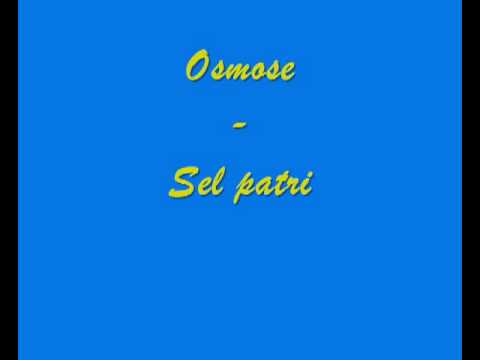 Osmose  Sel patri