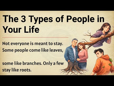 The 3 Types of People in Your Life | Life Lesson | Graded Reader ✅ | Improve Your English Fluency 🎧