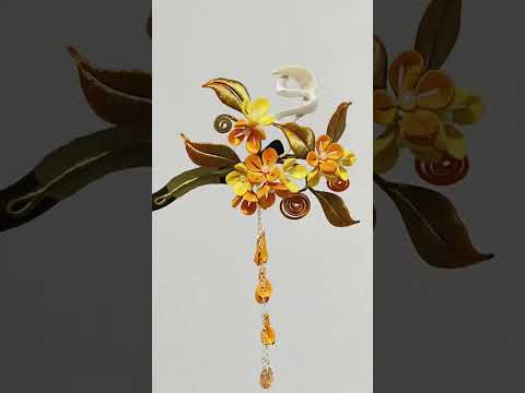 Changong Guijuanhua Hairpin #handmade # National Style Handmade #hairstyle