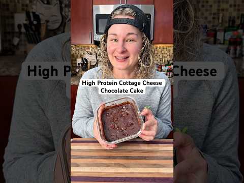 High Protein Cottage Cheese Chocolate Cake