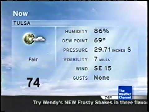 The Weather Channel IntelliStar 1 SD Local Forecast — 2008-05-24T00:58-0500 — Tulsa, OK