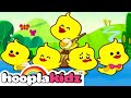 Five Little Ducks Went Swimming One Day Nursery Rhyme HooplaKidz