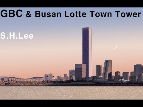 Global Business Center e Busan Lotte Town Tower (mixagem de vídeo)