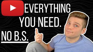 Starting a YouTube channel in 2020 - No BS Guide