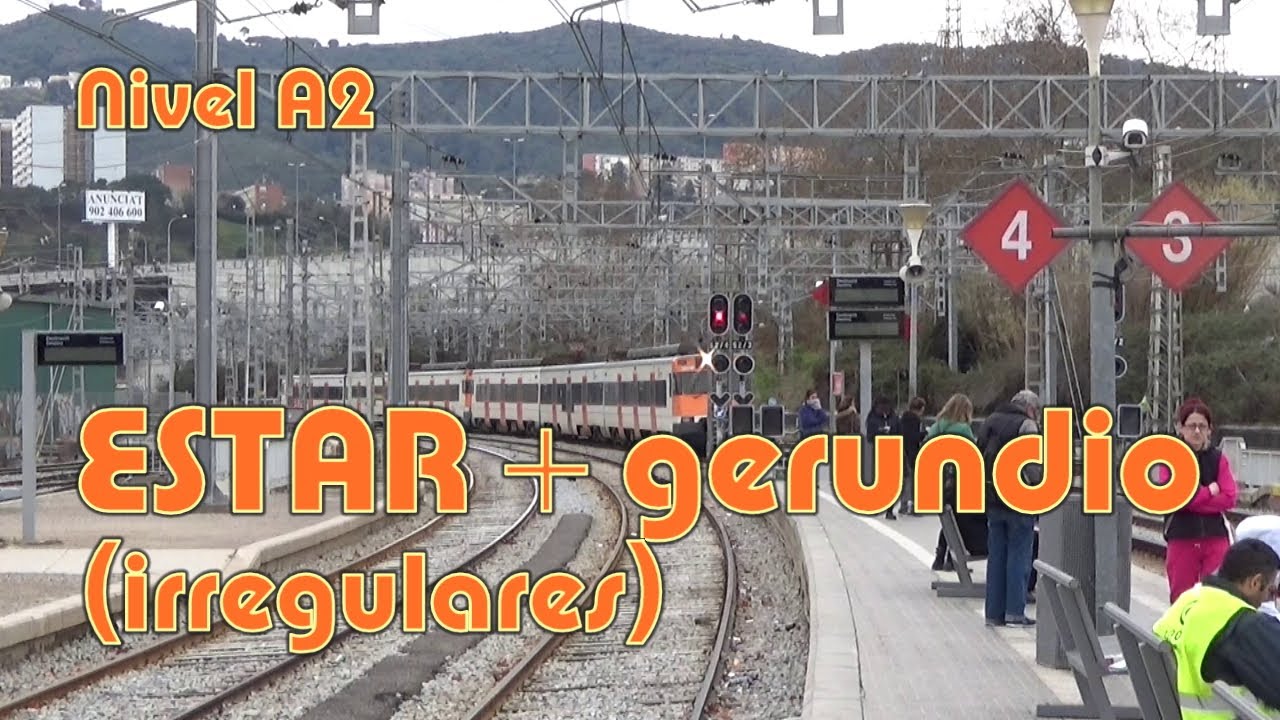 Estar + gerundio (irregulares). Nivel A2