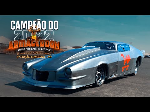 Campeão do ARMAGEDDON! Camaro ProCharger V8 BigBlock de Jader Krolow