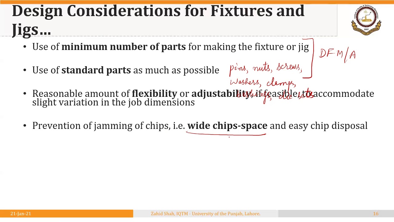 01_01_P2 Design Considerations for Fixtures and Jigs