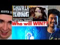 GODZILLA v KONG trailer REACTION...who will win???