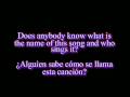 What is the name of this song? Cómo se llama esta ...