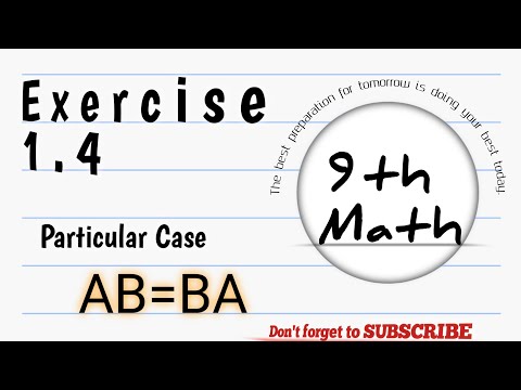 COMMUTATIVE LAW of matrix multiplication || special case || AB=BA