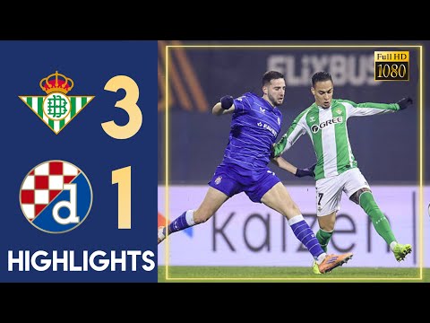 Real Betis vs Dinamo Zagreb 3-1 Highlights | Antony Goal | Europa League 