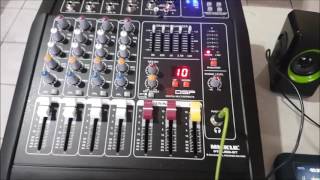 Mickle PT5 Professional Audio Mixer Samwon Condenser Mic Review