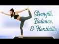 Power Yoga Sweat | 30 Min Flow, Cardio Workout, Flexibility, Balance, Intermediate Level  Fat Burn