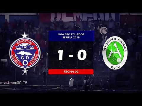 CD Olmedo 1 - 0 CD América | Liga Pro Serie A - Fecha 02 |