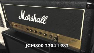 Video thumbnail for Marshall JCM800 2204 vs JCM800 2203KK Kerry King by fpackwood