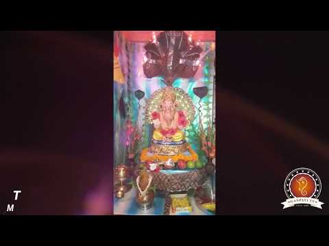 Tiwari Ajay Home Ganpati Decoration Video