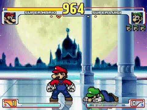 SS Mario MUGEN Ep.7 - Super Luigi (Clone rematch)