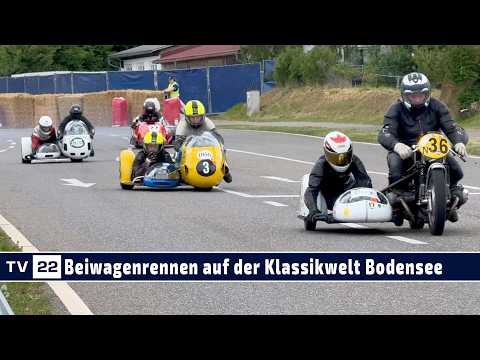 MOTOR TV22: Die Beiwagen Rennen bei der Klassikwelt Bodensee in Friedrichshafen 2025