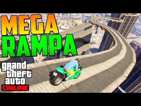 SUPER HARD MEGA RAMP!! - GTA 5 Online Gameplay Funny Moments