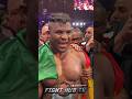 Francis Ngannou FIRST WORDS after DROPPING Tyson Fury in CLOSE decision!