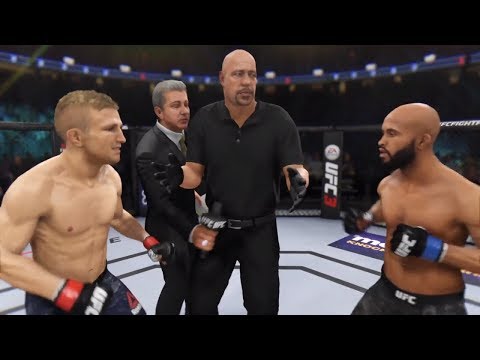 TJ Dillashaw vs Demetrious Johnson (EA Sports UFC 3) - CPU vs CPU