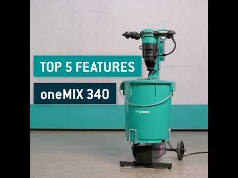 Mobiler automatischer Mischer für enge Baustellen / Mobile automatic mixer for tight spaces